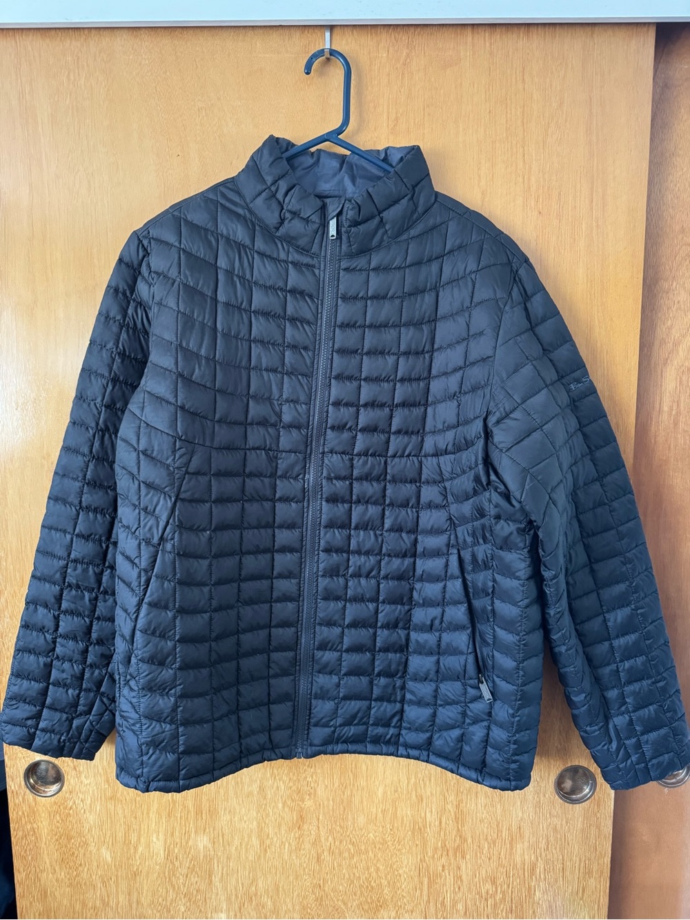 Ben Sherman Black Quilted Jacket with Full Zip